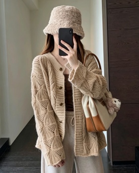 Autumn and winter coat knitted cardigan for women