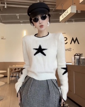 Show young sweater temperament tops for women