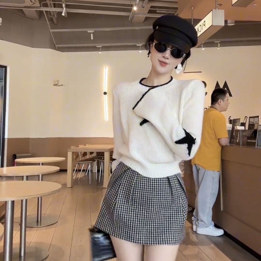 Show young sweater temperament tops for women