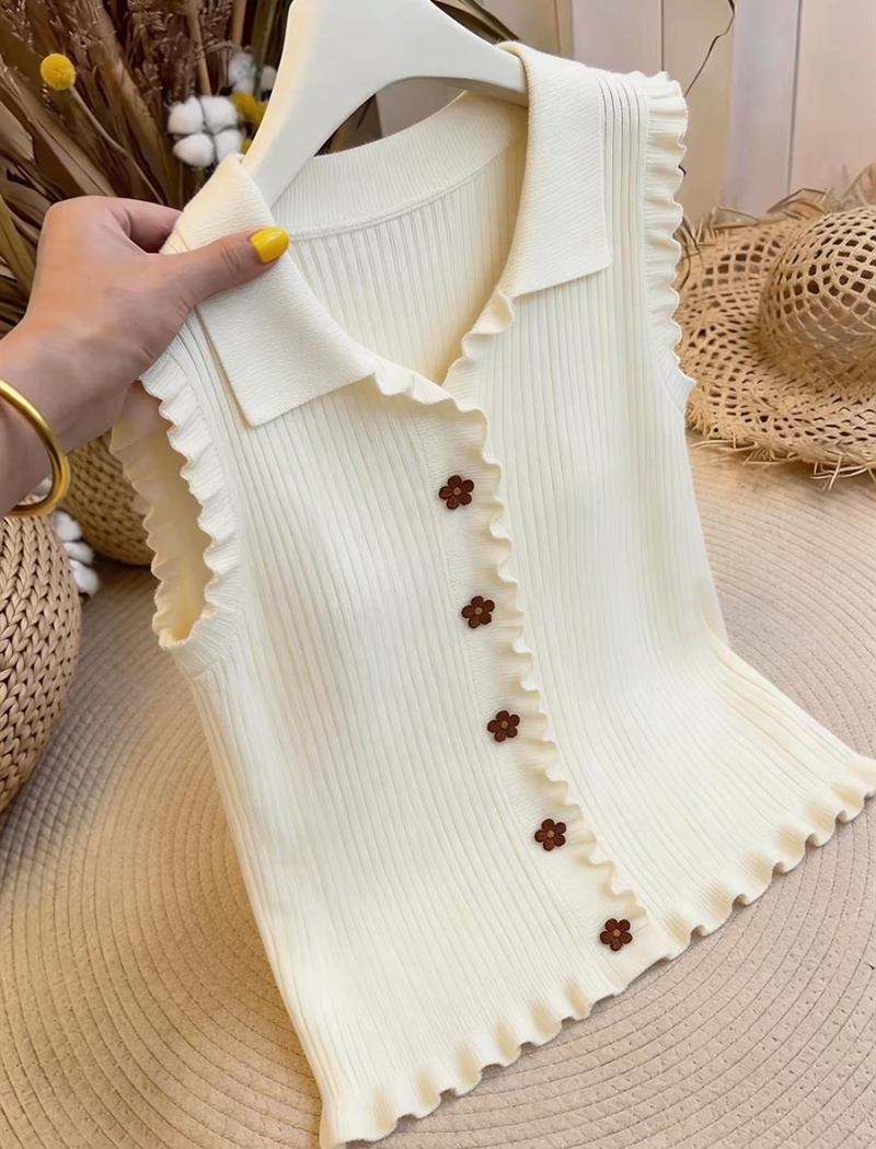 Wears outside sleeveless unique tops sling summer vest