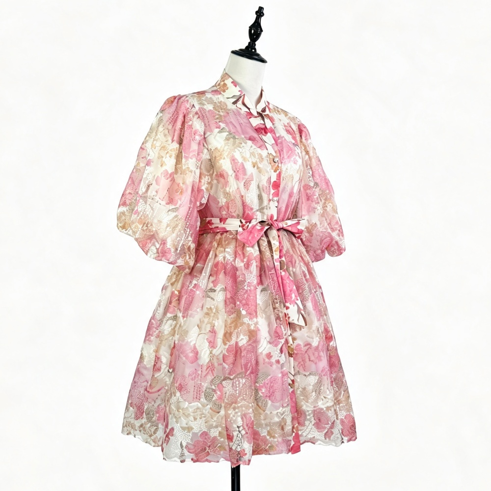 Court style France style lace T-back elegant ladies dress