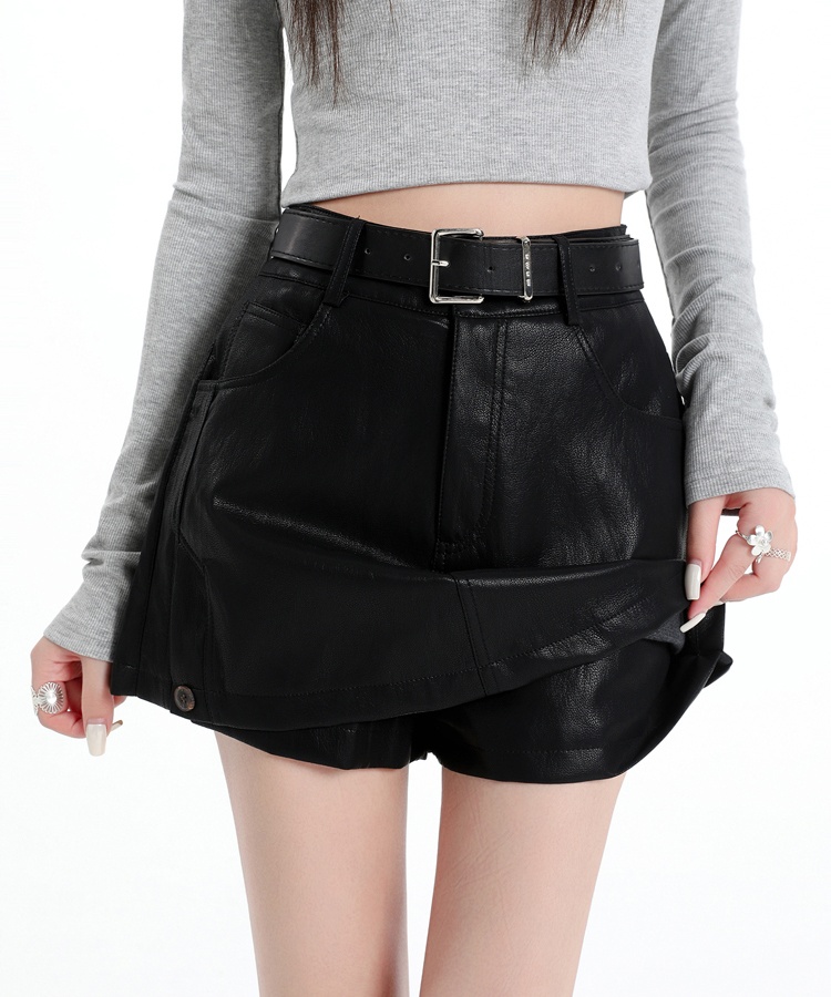 Autumn A-line short skirt retro pants for women