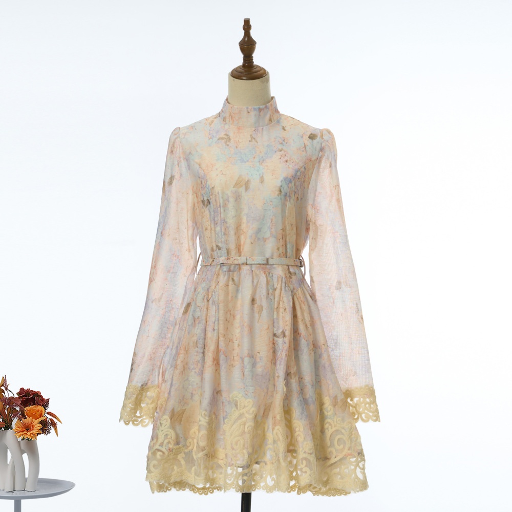 Autumn short long sleeve dress