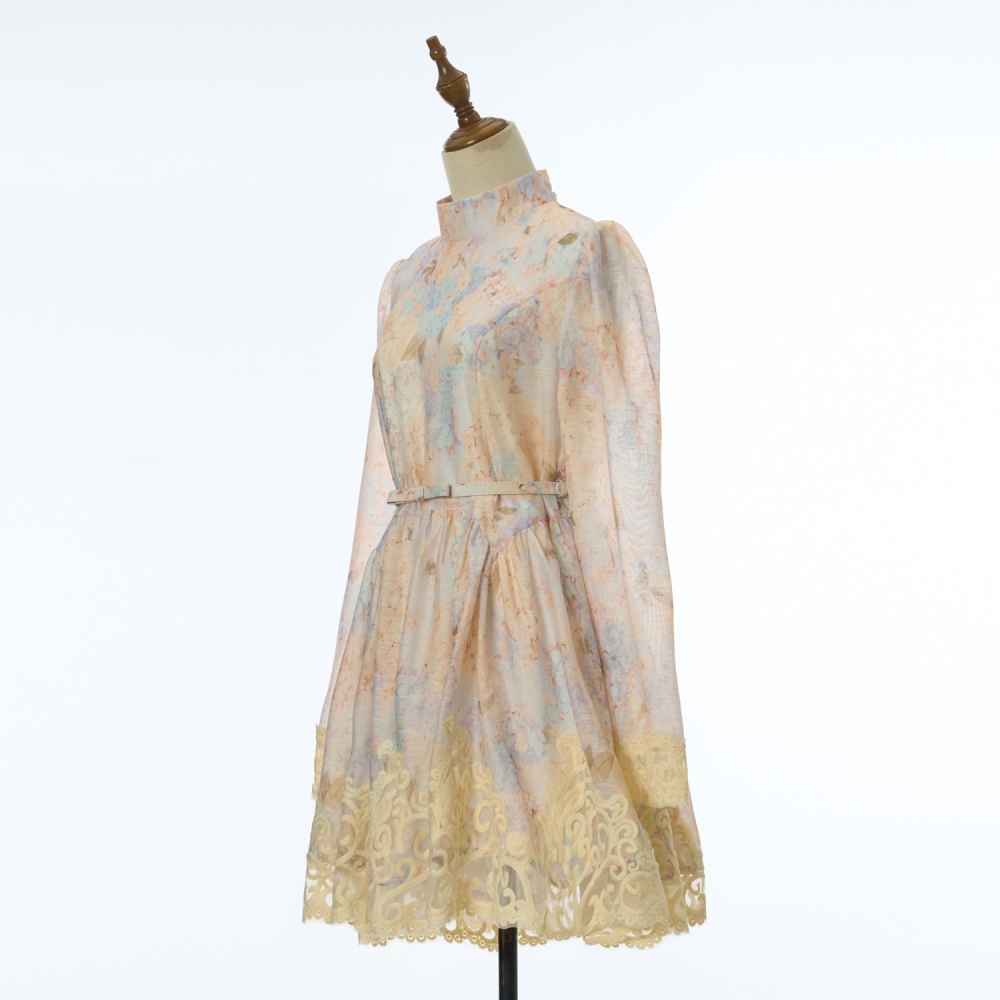 Autumn short long sleeve dress