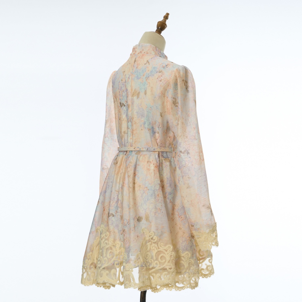 Autumn short long sleeve dress