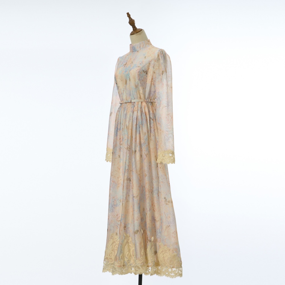 Long autumn long sleeve dress