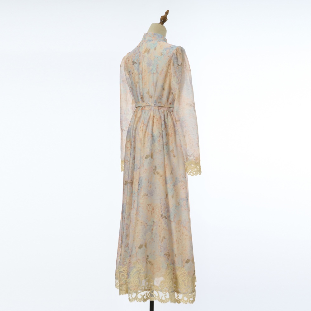 Long autumn long sleeve dress