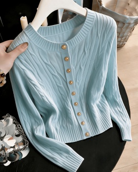 Autumn and winter lazy sweater chanelstyle cardigan for women