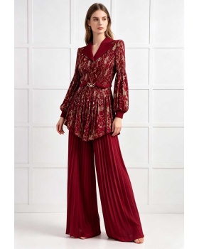 All-match tops lantern sleeve business suit for women