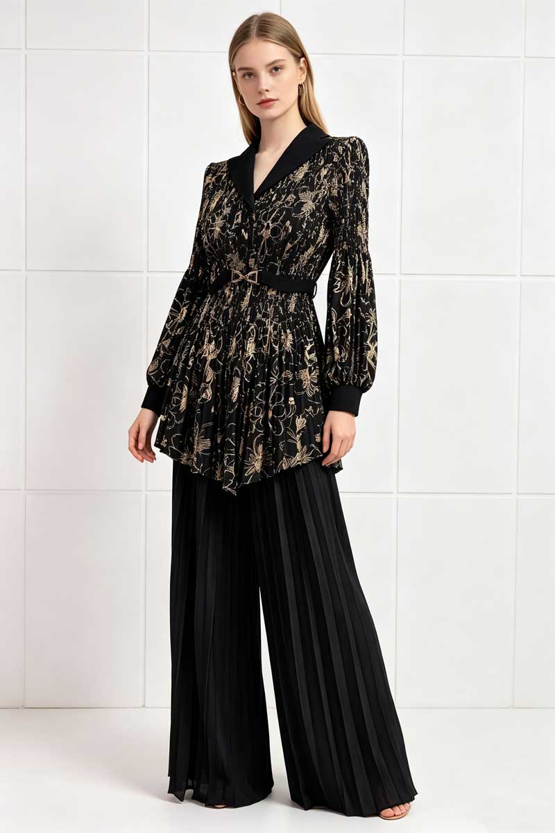 All-match tops lantern sleeve business suit for women