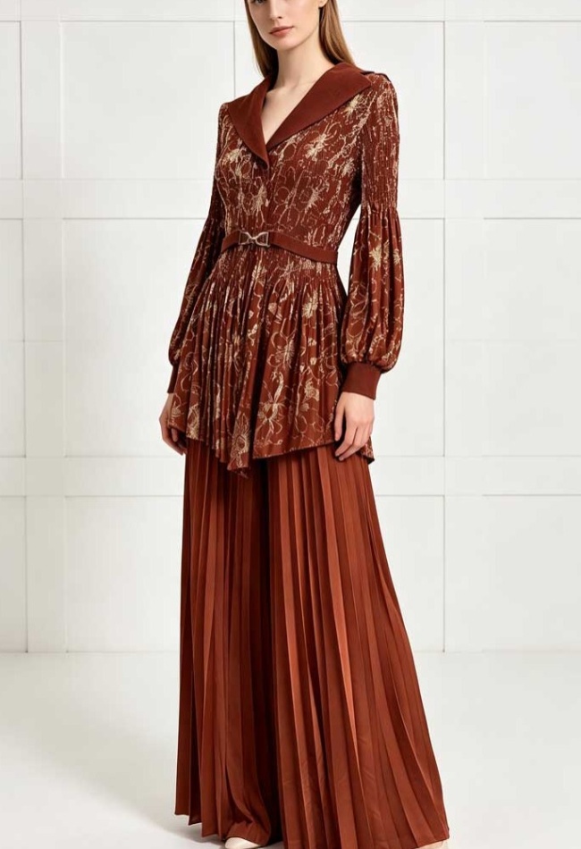 All-match tops lantern sleeve business suit for women