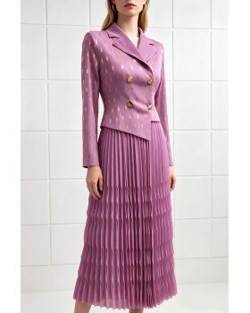 Large yard long dress business suit for women