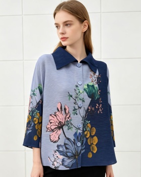 All-match spring and autumn jacket large yard shirt