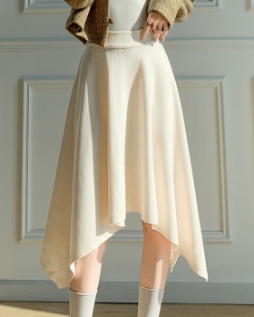 Slim high waist short skirt knitted skirt for women