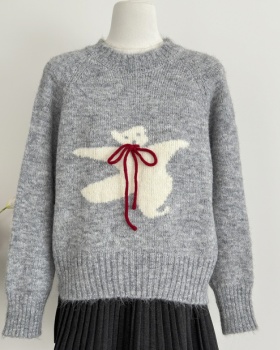 Autumn cubs tops Korean style sweater
