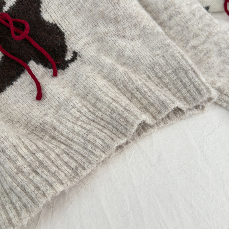 Autumn cubs tops Korean style sweater