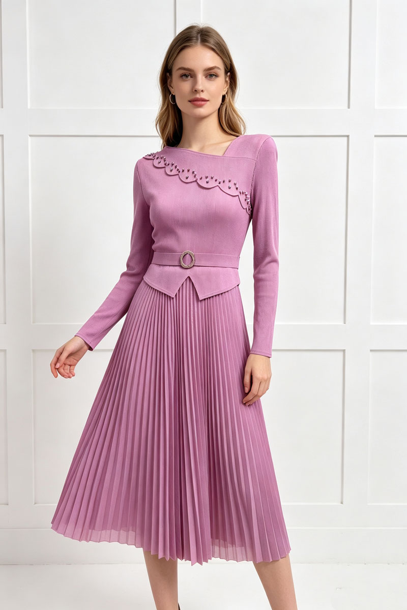 Wood ear temperament long dress loose dress for women