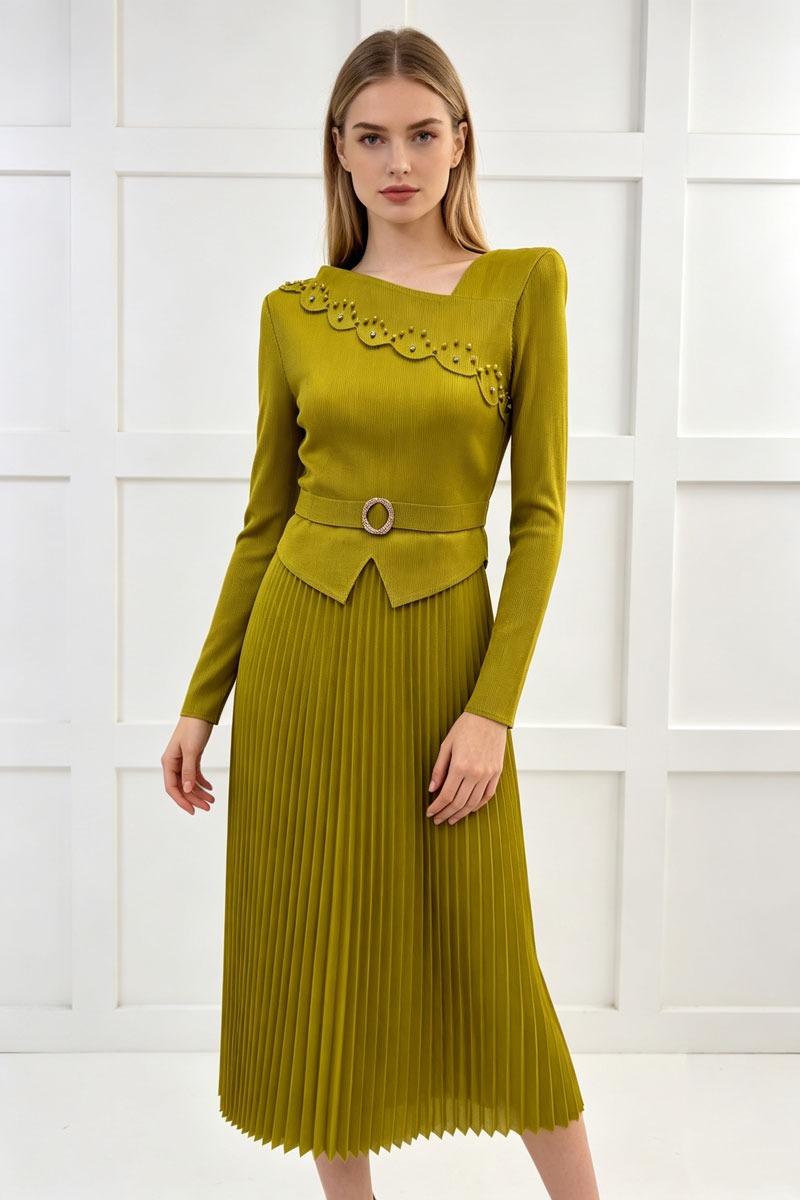 Wood ear temperament long dress loose dress for women