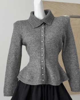 Chanelstyle sweater knitted cardigan for women