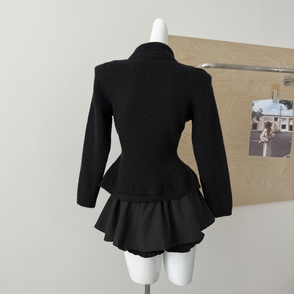 Chanelstyle sweater knitted cardigan for women