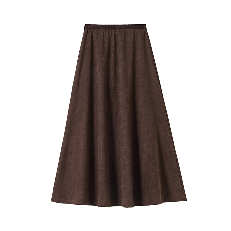 Big skirt A-line skirt autumn and winter drape long skirt