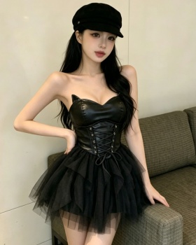 Personality big skirt spicegirl short dress for women
