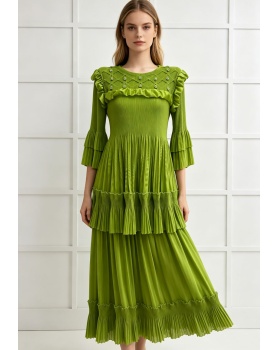 Hollow beading loose skirt 2pcs set for women