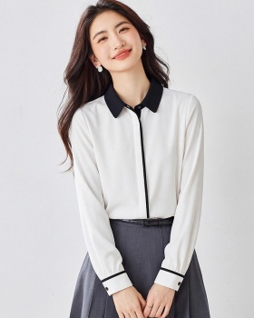 Profession Korean style shirt all-match chiffon shirt