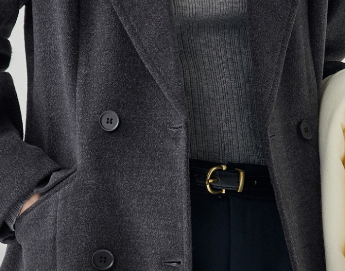 Autumn and winter woolen coat overcoat for women