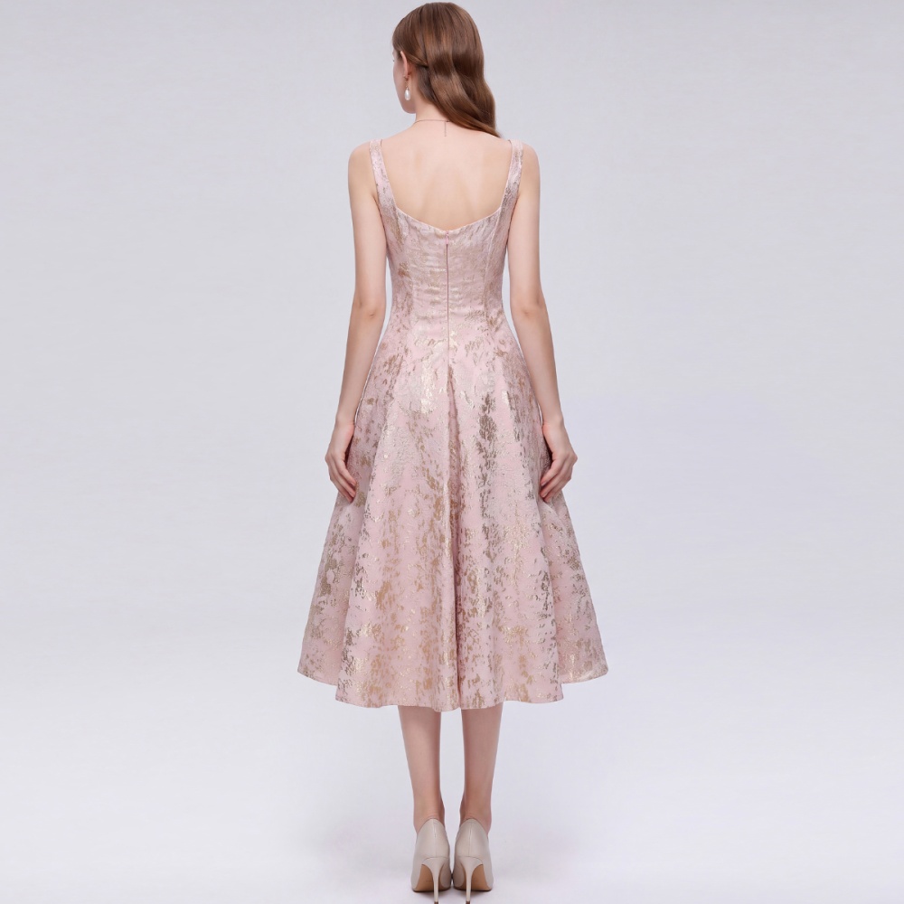 Elegant pinched waist temperament sling slim dress for women