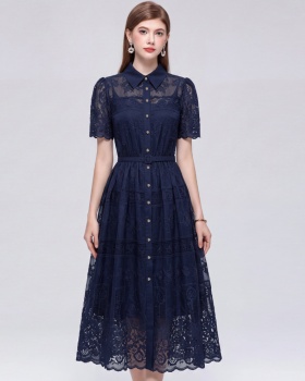 With belt inside the ride elegant dress