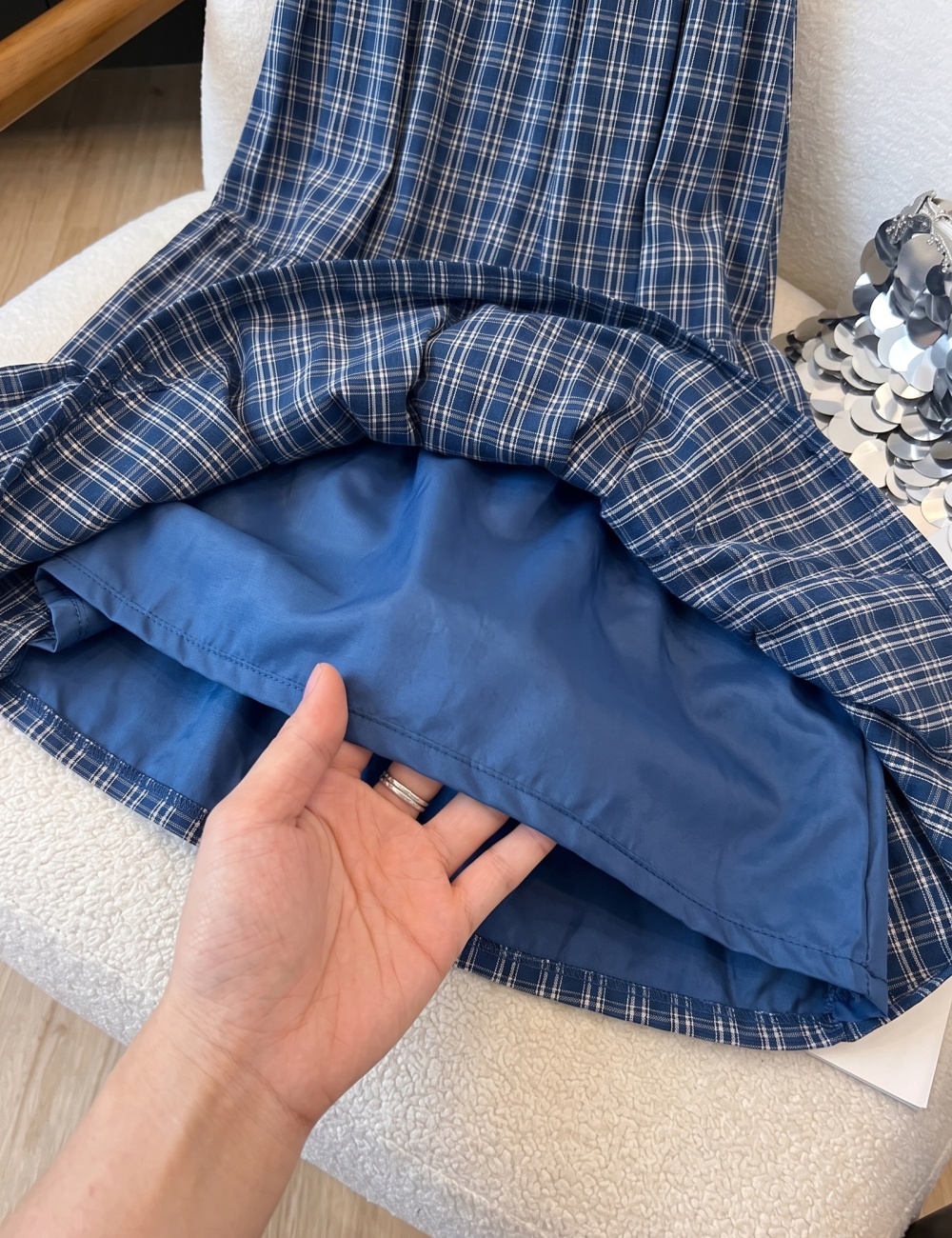 Elastic waist spring and summer long skirt temperament skirt