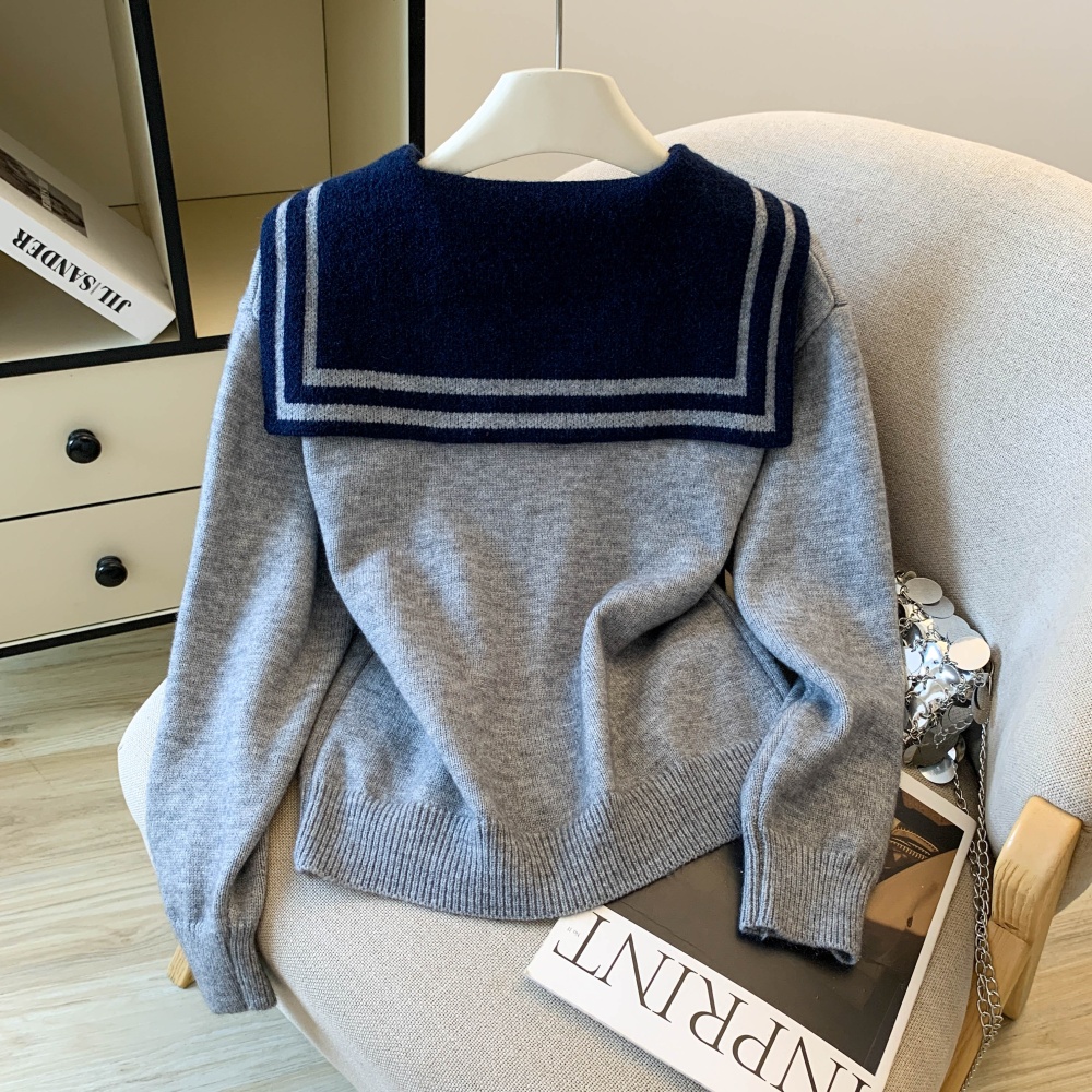 Student tops spring and autumn sweater for women