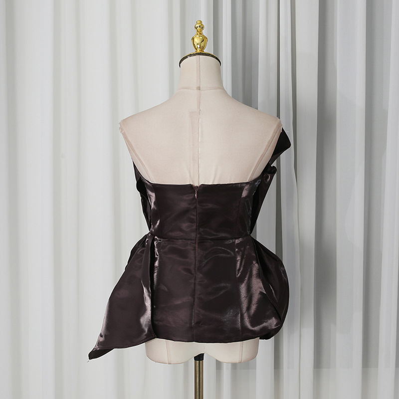 Splice European style summer slim spicegirl tops for women