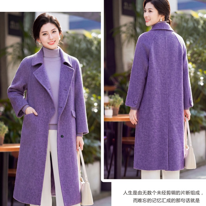 Wool Korean style overcoat winter woolen coat