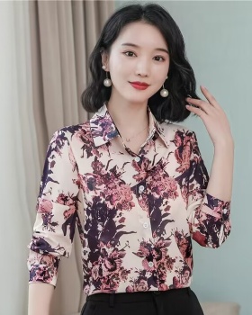 Western style show young tops long sleeve shirt for women