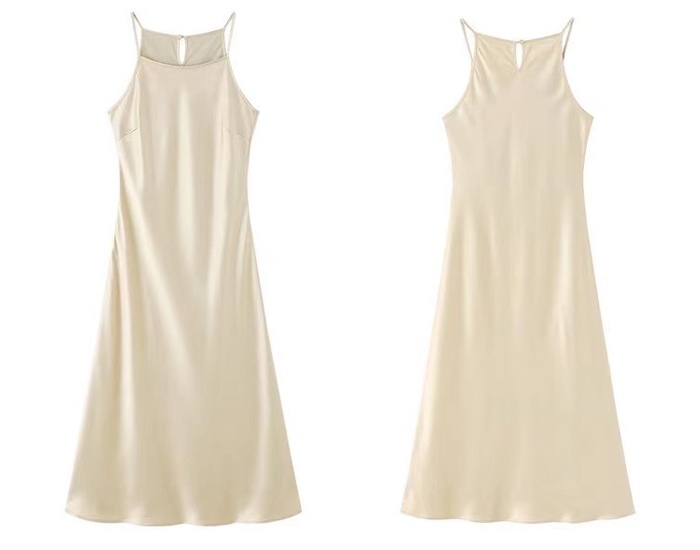 Sling dress temperament long dress a set for women