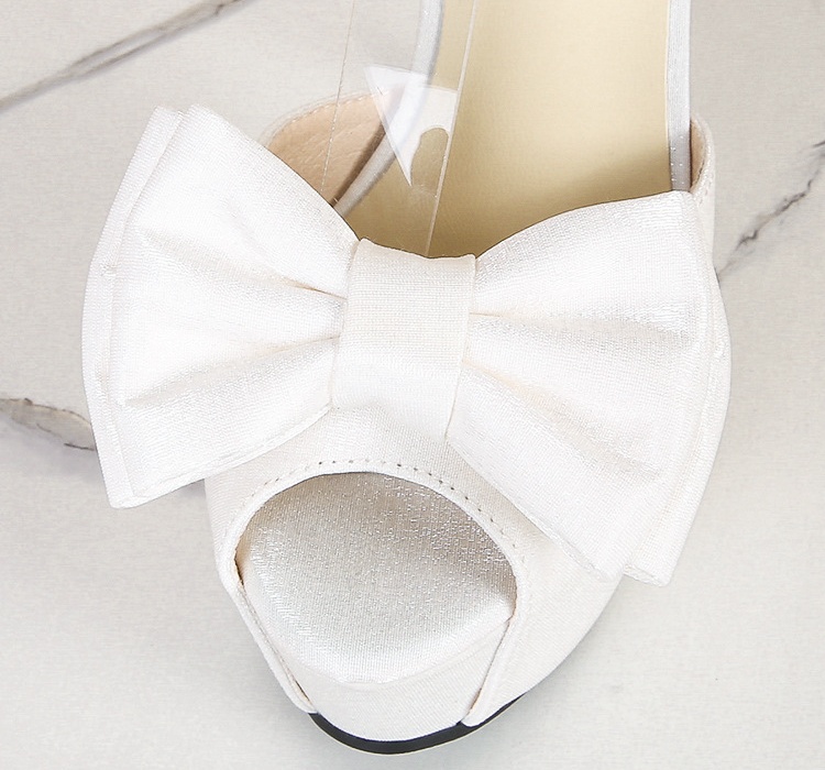 Banquet colors platform high-heeled butterfly sandals