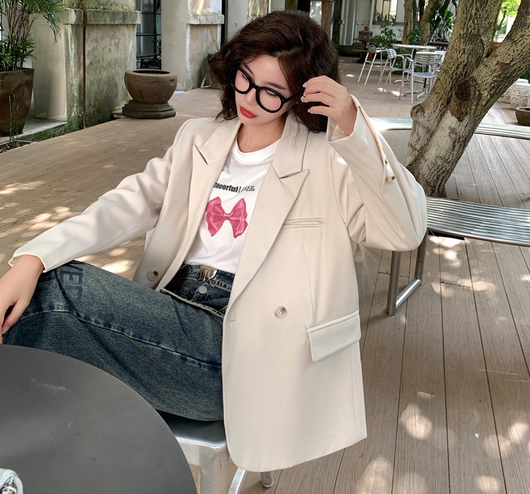 Korean style niche business suit loose spring coat