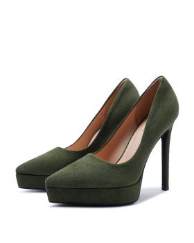 Retro sexy platform pointed high-heeled shoes for women