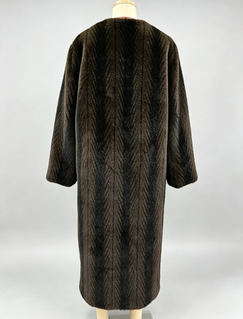 Elegant loose woolen coat autumn and winter coat for women