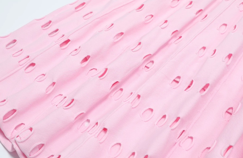 Knitted France style dress temperament long dress