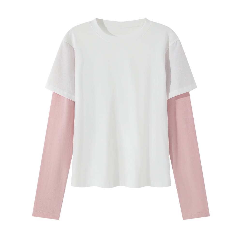 Loose autumn smock slim Korean style T-shirt for women