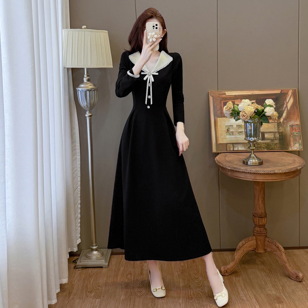 Temperament autumn and winter brooch large yard dress