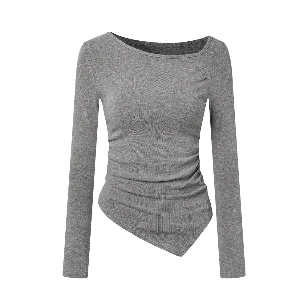 Slim bottoming shirt autumn T-shirt for women