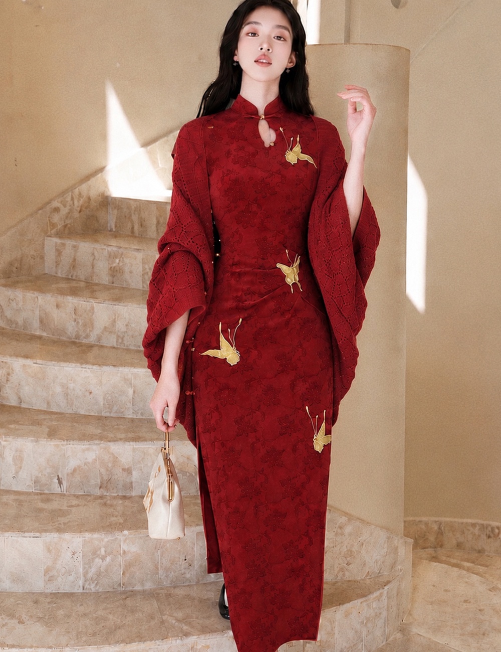 Wedding dress Chinese style evening dress for women