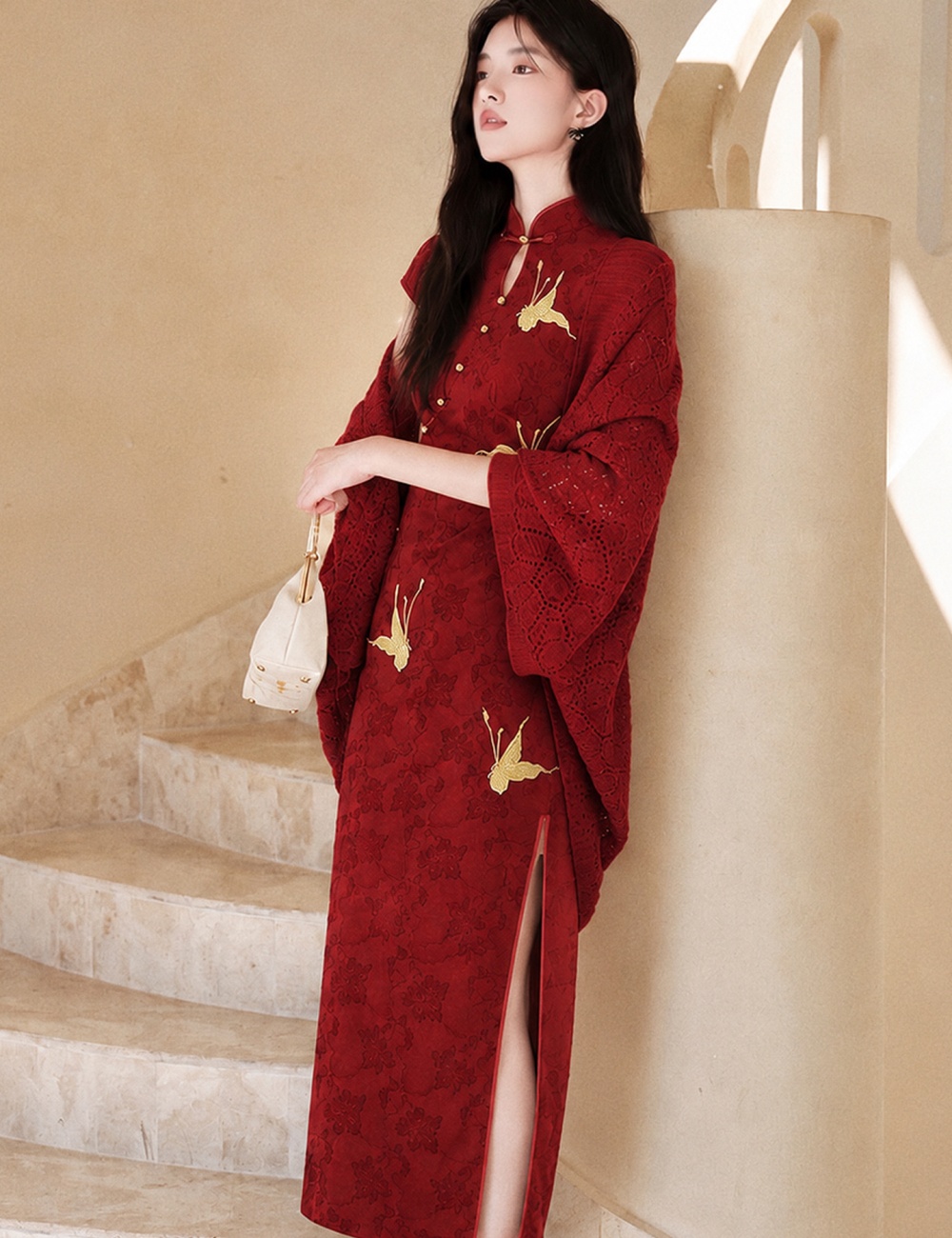 Wedding dress Chinese style evening dress for women