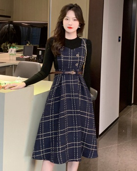 Inside the ride overcoat dress 2pcs set for women