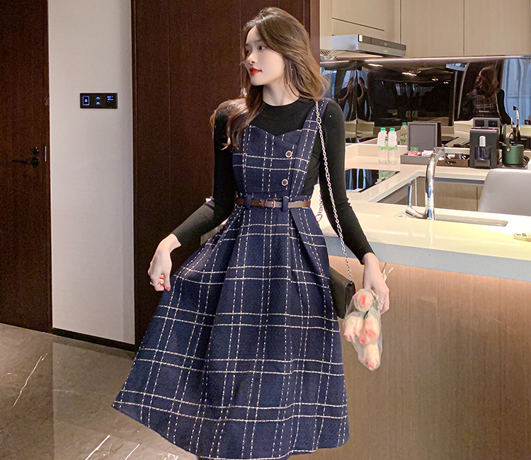 Inside the ride overcoat dress 2pcs set for women