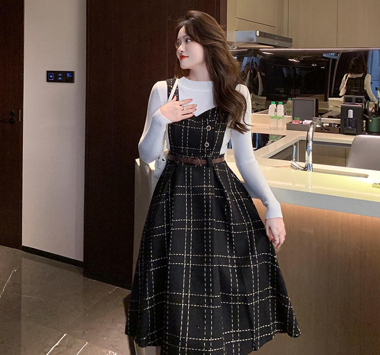 Inside the ride overcoat dress 2pcs set for women